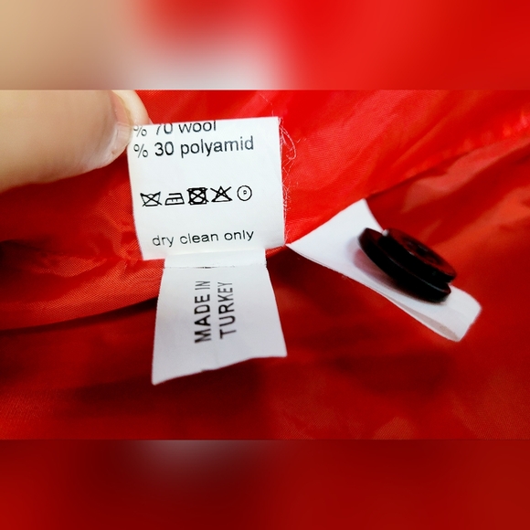 Verda Couture Exclusive Designer Jacket Multi Strips Wool Blend Size EU 40/US M - Picture 4 of 16